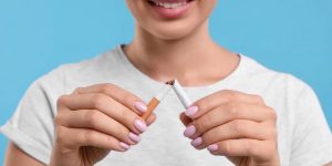 a photo of showing how teeth whitening works for smokers